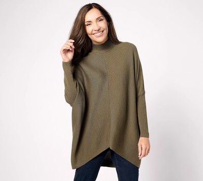 Studio Park x Kerstin Lindquist Dolman Sleeve Sweater Olive,3X