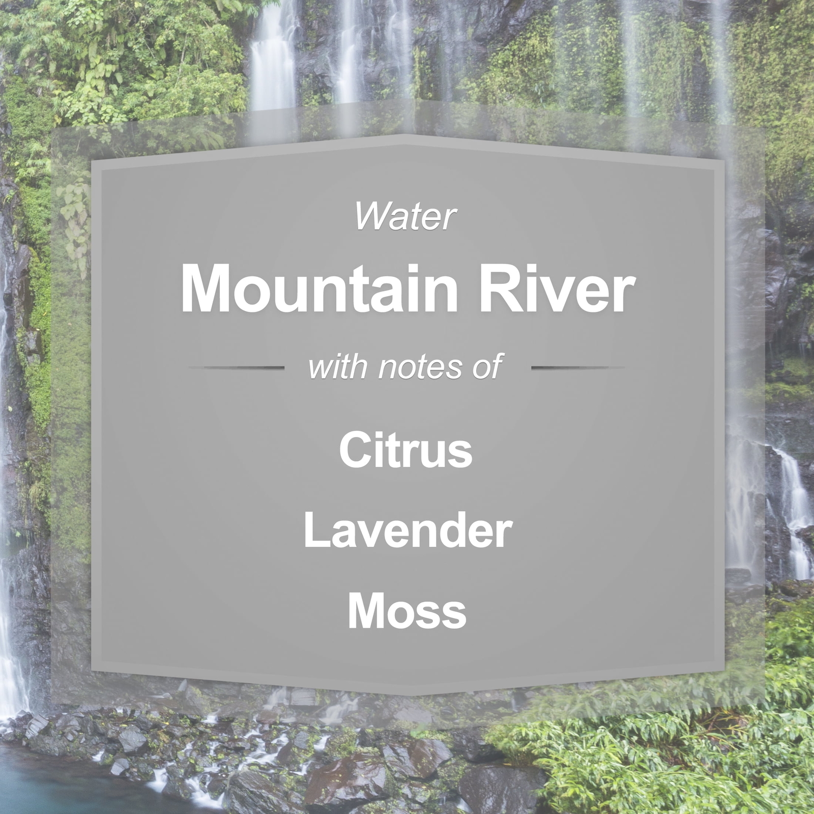 Mainstays Mountain River Scented Single-Wick Large Glass Jar Candle, 20 oz