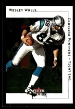 2001 Fleer Premium Wesley Walls Carolina Panthers #101