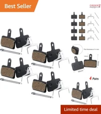 Mountain Bike Brake Pads - 8  Resin Pads for Shimano Tektro Disc Brakes