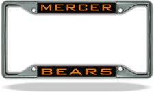 Mercer BEARS License Plate Frame