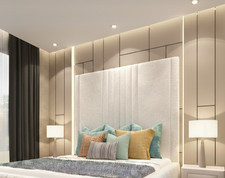 Extra Tall Bed Headboard  Bumper Design 3ft 4ft 4ft6 5ft 6ft 30" to 70" Height