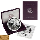 1988-S American Silver Proof Eagle $1, 1 oz .999 Silver, BOX & COA -#C88A
