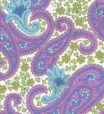 Charm older Amy Butler large Paisley floral Free Spirit fabric 21 inch piece