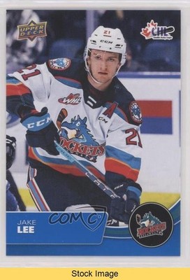 2021-22 Upper Deck CHL Blue Jake Lee #199 READ kr0