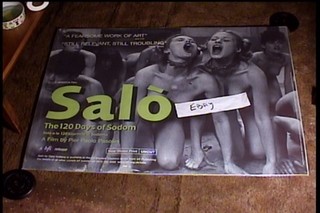 SALO 120 DAYS OF SODOM RE2008 ORIG BRITISH QUAD 30x40 MOVIE POSTER PASOLINI RARE
