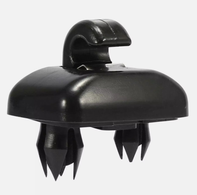 2X Sun Visor Black Clip Holder Hooks for Audi A3 S3 A4 S4 A5 S5 Q3 Q5 8U0857562A