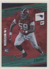 2021 Prestige Rookies Xtra Points Premium Green /199 Christian Barmore #251 0eo6