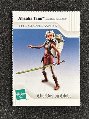 2008 Hasbro Boston Globe Star Wars Clone Wars AHSOKA TANO Rookie RC Debut