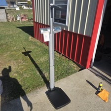 Health O Meter 500kl Scale With Measuring Rod Tested