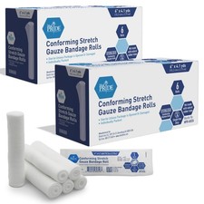 MED PRIDE Conforming Stretch Gauze Bandage Rolls 2  6in Sterile Latex Free 24-48