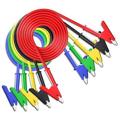 Flexible Copper Cable with Insulated Alligator Clips