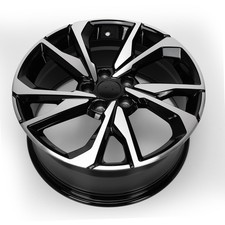18 X 8 Wheel Rim For Honda Civic 2017 2018 2019 2020 2021 Machine Gloss Black