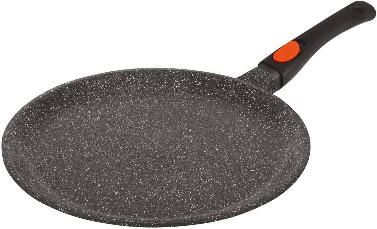 Crepiera 32 cm Ghisa Alluminio Professionale - Manico Rimovibile Shop