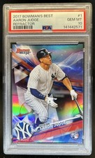 2017 Bowman's Best Aaron Judge RC Refractor Rookie #1 Yankees PSA 10 GEM MINT