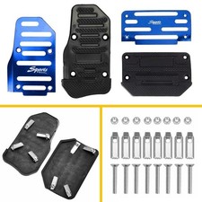 1pc Non-slip Automatic Brake Gas Pedal Pad Foot Cover Blue Car Styling Decor Exv