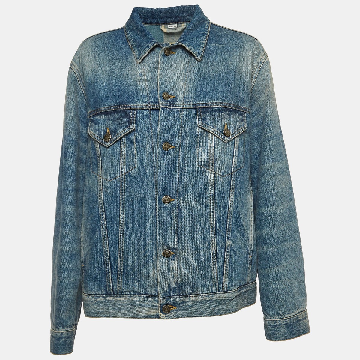 【送料&関税込】Gucci Denim Jacket Gucci Blue Japanese Embroidered Denim Jacket L | eBay