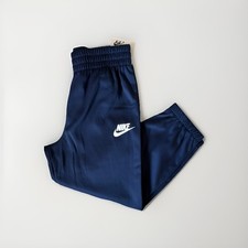 Nike Boys Blue Jogger Pants Size 7 Polyester Elastic Waist