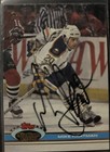 Mike Hartman Buffalo Sabres autographed card (1991-92 Topps Stadium Club #341) — photo 1