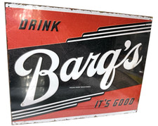 Drink Barqs Root Beer It's Good Tin Sign wall decor 12.5" x 16" Made in USA