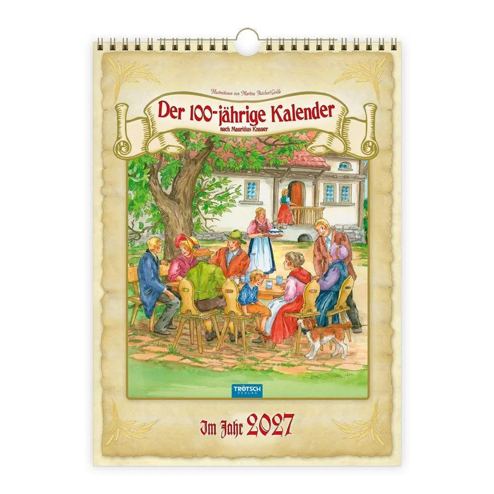 TRÖTSCH - Classickalender Der 100-jährige Kalender 2027 | KG | Wandkalender - Bild 6