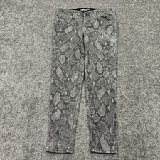 Democracy Jeans Womens 8 Gray Ankle Skinny Stretch Ab Technology Preppy Casual