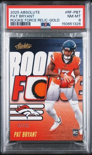 2025 Panini Absolute Pat Bryant Gold (RAW)