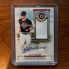 2024 Panini Boys of Summer - Prospect Material Signatures Dylan Crews Red /49