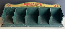 WRIGLEYS CHEWING GUM 5 CENT COUNTER TOP STORE DISPLAY ADVERTISEMENT ANTIQUE
