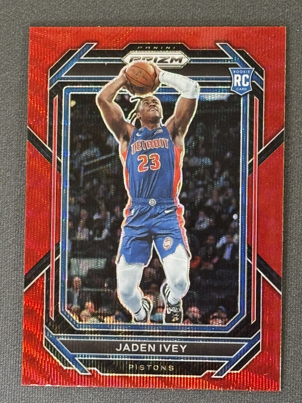 2022-23 Panini Prizm - Jaden Ivey #256 Ruby Wave Prizm (RC)