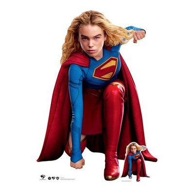 Supergirl Crouching Karton Ausschnitt Live Action Stil 2026 Mit Mini Milly