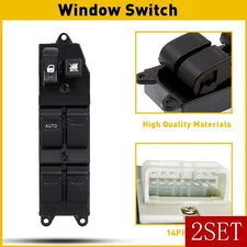 For 1997-2001 Toyota Camry Corolla Driver Side Master Power Window Switch 2SET