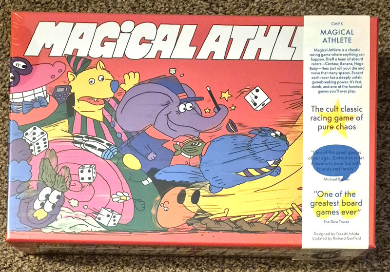 Magical Athlete Board Game - Crazy Racing Game from CMYK - Sealed AUTHENTIC GAME