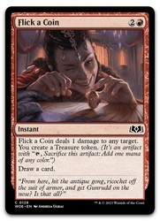 Flick a Coin #128 Wilds of Eldraine Common MTG