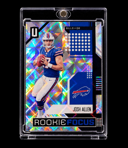 JOSH ALLEN ROOKIE DIAMOND REFRACTOR 2018 Panini Un Parallel Rare Buffalo Bills