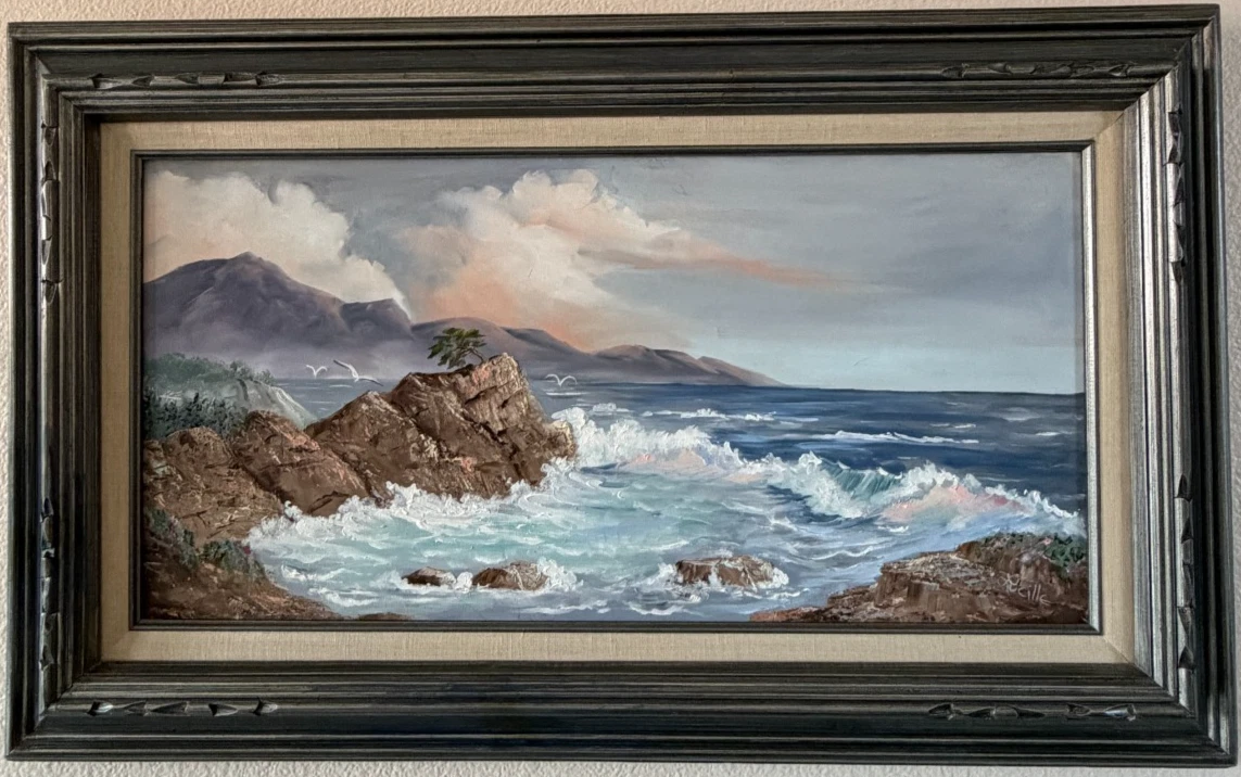 Coastal Oil Painting for sale | eBay