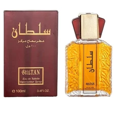 Dubai Perfume for Men -Sultan Gold Perfume Oil, Long Lasting 3.4Fl.oz(Deodorant)