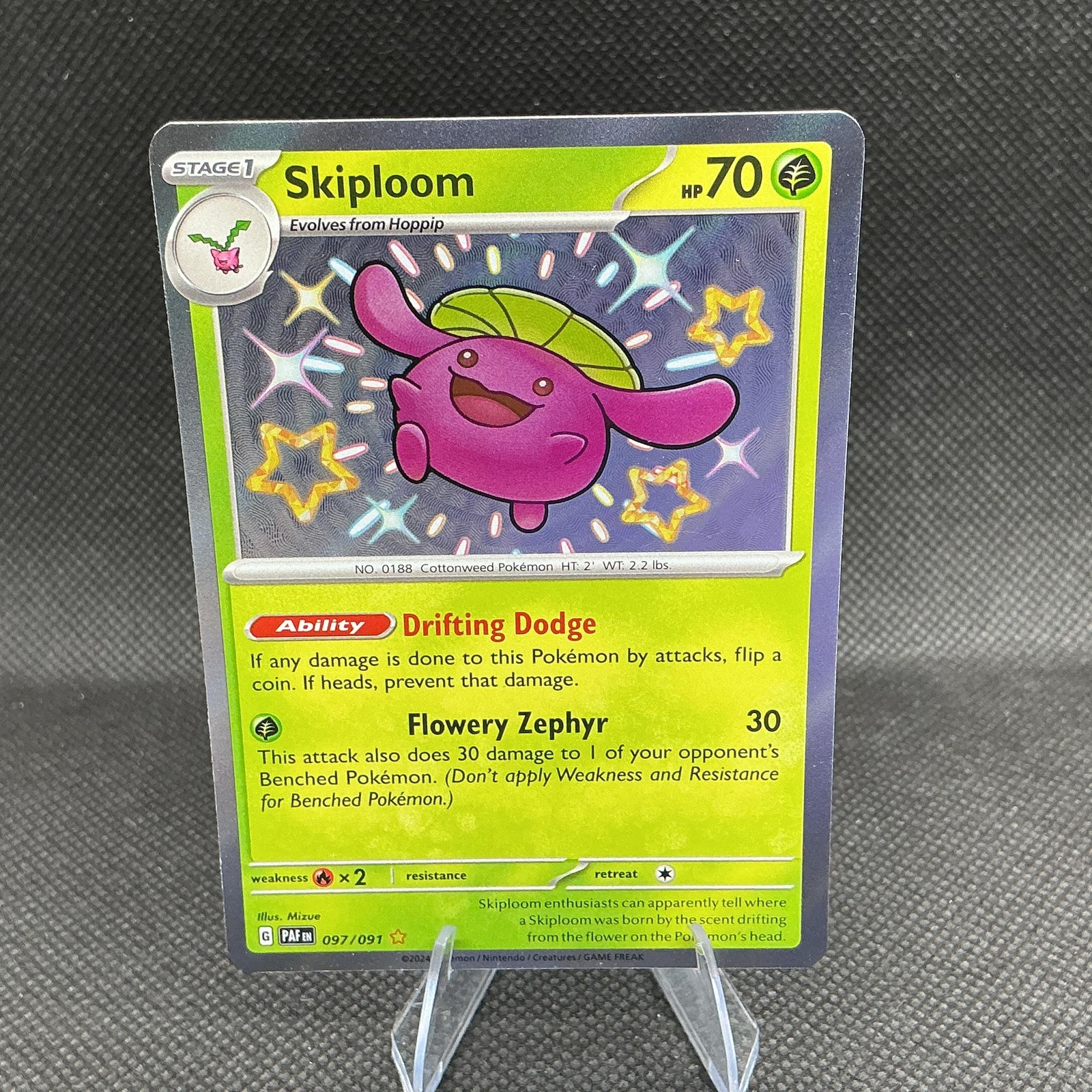 Skiploom SV: Paldean Fates #097/091