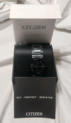 Citizen Eco Drive AU1065-58G Axiom Men's 40mm Black Diamond Stainless Watch