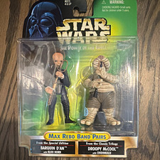 Star Wars Power of the Force Max Rebo Band Pairs Barquin D'an & Droopy McCool