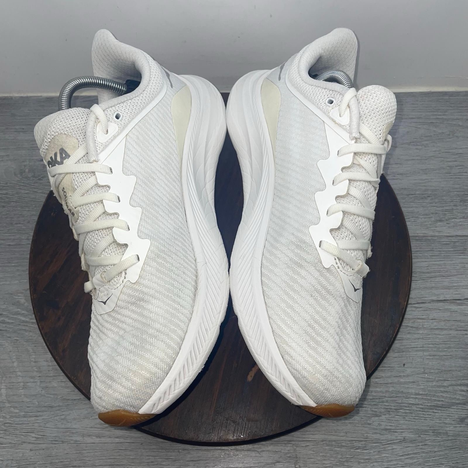 Hoka One One M Solimar Shoes Mens Size 11 D White Running Trainer Cushioned thumbnail 7