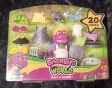 Fisher Price Barney s World Dress Up Barney 20 Pc Set Ages 2 NEW in Box