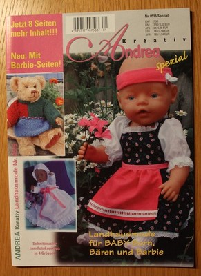 Andrea spezial   Landhausmode für Puppen und Bären    Nr. 0515   Neuwertig!