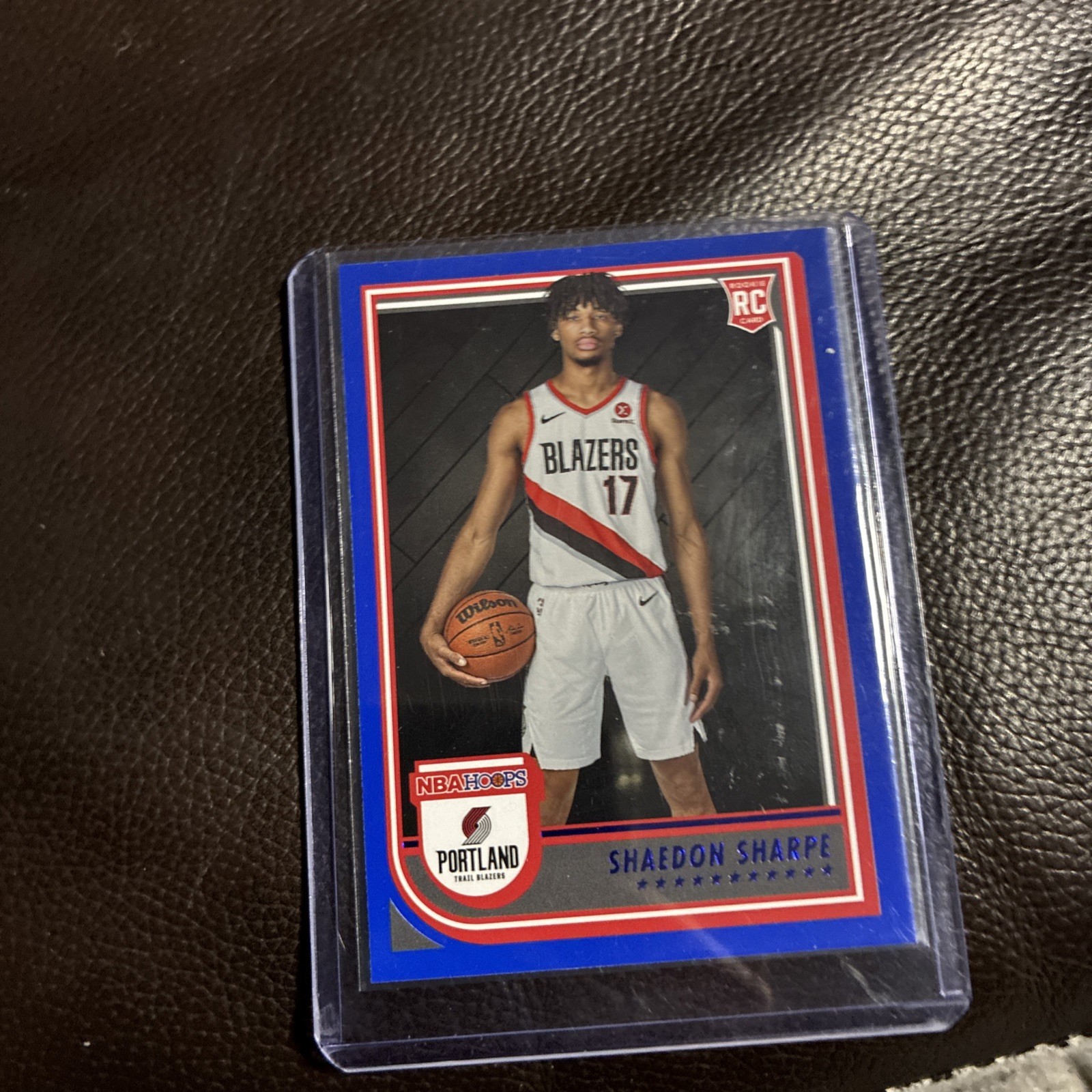 2022-23 Panini NBA Hoops - Rookies Shaedon Sharpe #237 Hyper Blue (RC)