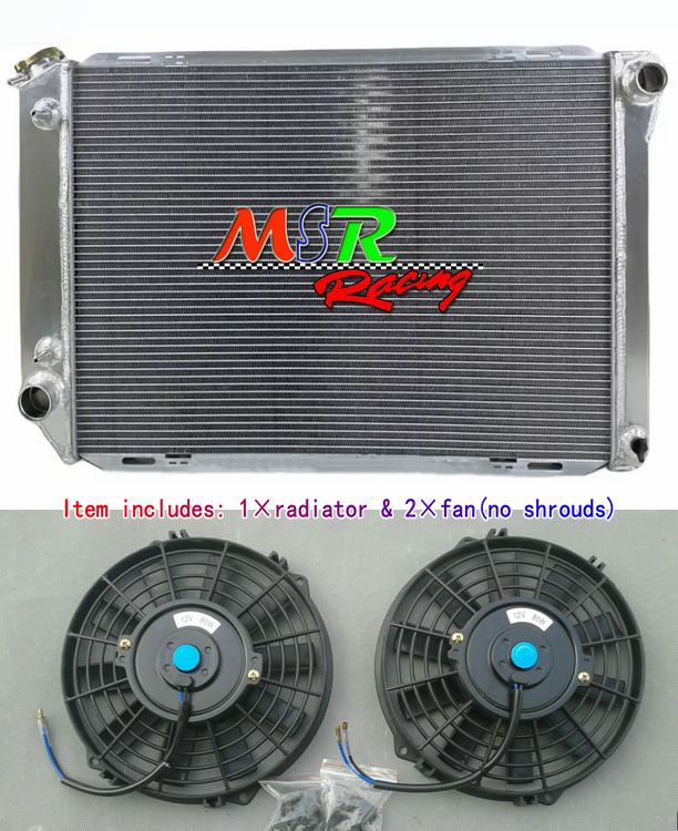 Radiator & Fan for F150 F250 F350 Bronco Truck 5.0L 5.8L 7.5L V8 1980-1984