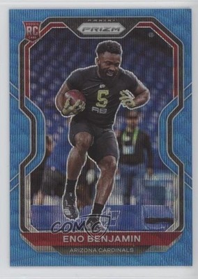 2020 Panini Prizm Blue Wave 25/199 Eno Benjamin #324 Rookie RC 06ja