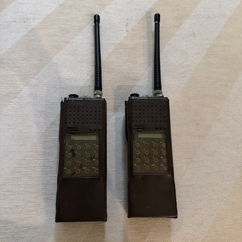 Set o 2 VINTAGE Standard Horizon Hand Phone HX200S VHF FM MARINE RADIO Untested 