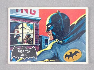BATMAN BLACK BAT ORANGE BACK CARD 1966 TOPPS - YOU PICK A CARD