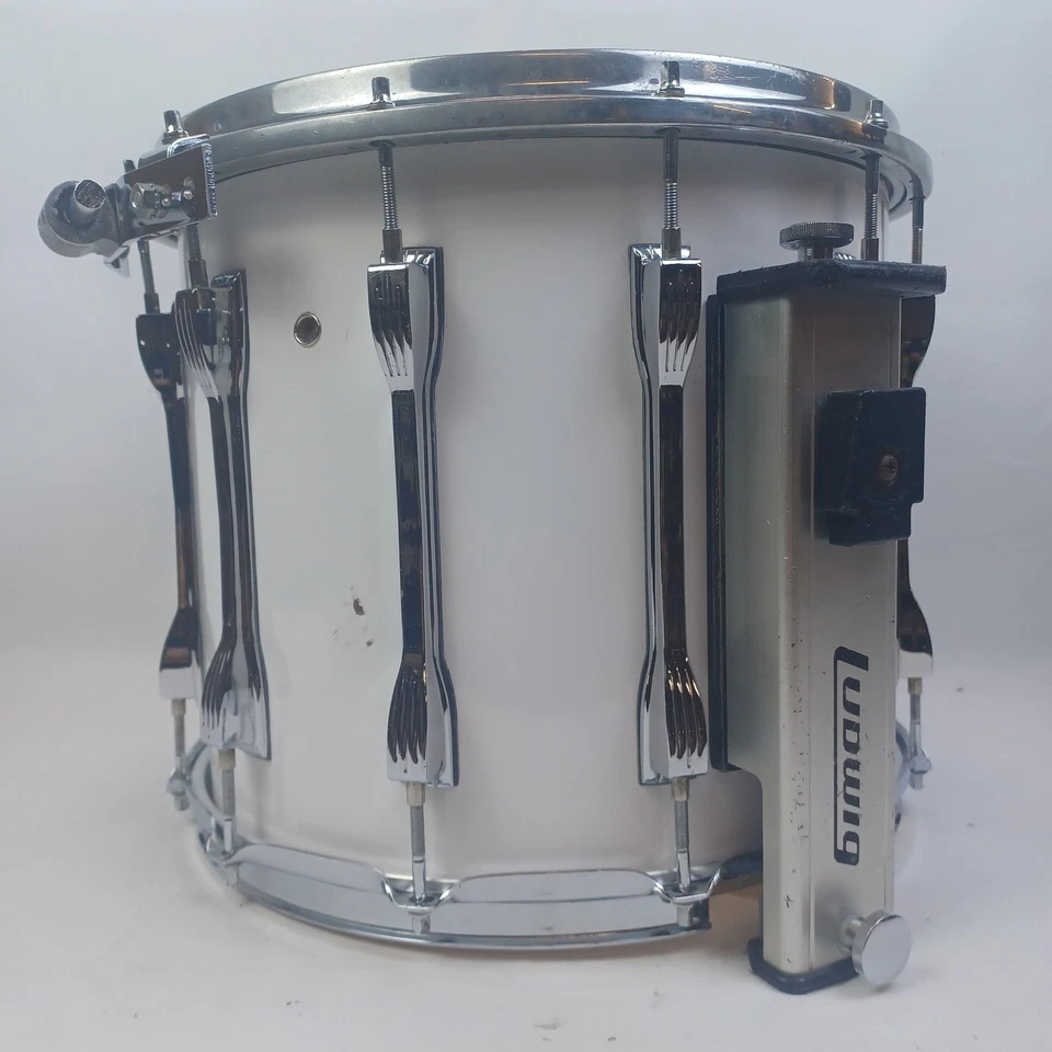 Ludwig 12x14"Marching Snare Drum 12Lug Vector LF-V924 Keystone Throw Monroe 90s - Image 3 of 4