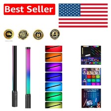 VL119 Lightweight RGB Tube Light - 70 Minutes Battery for Perfect Video Lighting